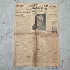 Historic Newspaper Atlantic City Press - 