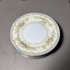 Noritake Naomi 674 Salad Plate 7 1/2 Floral Gold Trim Japan Replacement picture