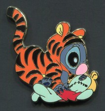 Disney Pin Stitch & Scrump as Tigger & Winnie the Pooh Disney Store Japan picture