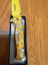 Gudetama ,ice cream,sushi ,Spring Assisted Pocket Knife 9”cute Anime Pick1 Only picture