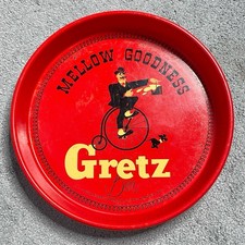 Vintage Gretz Brewing Company Philadelphia P.A Metal Advertising Beer Tray 13