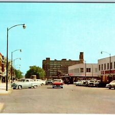 c1950s Kansas City MO Swift Armor St Downtown Chrome Photo Postcard Main Car A89 picture