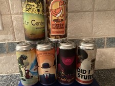 Lot Of 6 Different New Jersey Craft Beer Cans By Twin Elephant Brewing Company picture