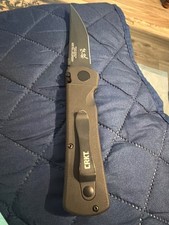 CRKT Hissatsu 2903 Blackout Folding Flipper Knife 2903 picture