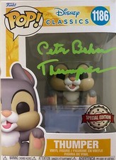 Disney's Bambi Peter Behn Autograph Thumper Funko 1186 -GENUINE picture