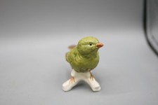 Vintage 1970s Goebel Bird Figurine Greenfinch Hand Painted Porcelain 38026 P19 picture