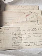 Amsterdam NY Vintage Ephemera Lot, 1908-1922, Letter, Receipts, Order to Exhume picture