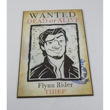 Disney Wall Sign Unisex 13x19 Brown Tangled Flynn Rider Wanted Poster Plaque Art picture