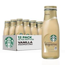 Starbucks Frappuccino Coffee Drink, Vanilla, 13.7 Fl Oz (Pack of 12) picture