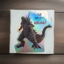 2026 NEW Round 1 | Godzilla Minus Zero 0 Holographic Sticker Promo ROUND1 New picture