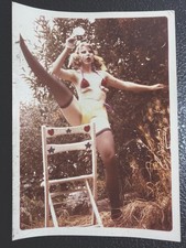 Vtg 1975 Clay Geerdes Photo Hippy Chick Vito’s Free Store Clown Counterculture picture