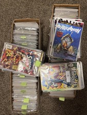 Enormous 660 Marvel And DC Comic Book Lot picture