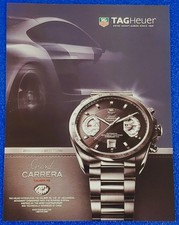 Tag Heuer Grand Carrera Calibre RS Automatic Swiss Watch 2008 Vintage Print Ad picture