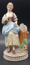 Vintage Bisque Matte Finish, Figurine Vase, 7