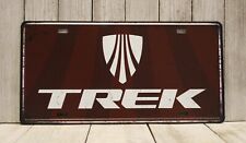 Trek Bicycles License Plate Tin Sign Poster Bike Shop Garage Man Cave Cyclist picture