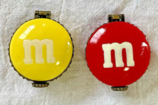 2 BOYDS Bears M&M's Hinged Trinket Box