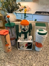 Starbucks Peanuts Snoopy 2026 6 Pc Bundle Glass Cup Tote Mug Tumblers NEW picture