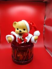 Christmas Teddy Bear Motion Musical Plays Jingle Bells by Brinn's Hand painted picture