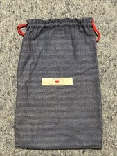 VTG WWII American Red Cross Convalescent Kit Ditty Bag - Adams Co. Illinois HBT picture