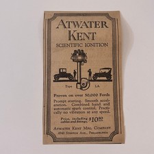 Atwater Kent Mfg. Company Scientific Ignition Phildelphia PA 1923 Ad SAG8-H3 picture