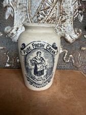 Antique Wigtownshire Creamery Milkmaid Cream Pot, Stranraer, c. 1890’s picture