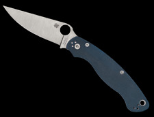 Spyderco Knives Military 2 C36GPCBL2 Cobalt Blue G10 CPM Pocket Knife Stainless picture