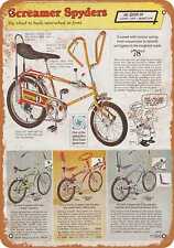 Metal Sign - 1969 Screamer Spyder Bicycles -- Vintage Look picture