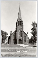 Argyle MN St Rose of Lima Catholic Church  1940s  Kodak A. Pearson RPPC picture