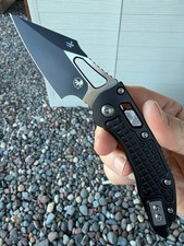 Microtech M-Stitch Black Aluminum Frag & DLC M390 - BNIB picture