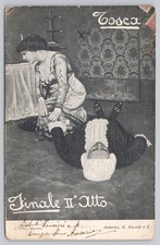 Vintage Tosca Opera Postcard Finale II° Atto by C.A. Pini Bologna picture