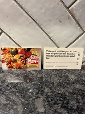 1986 Wendy’s Salad Bar Cards Lot 10 Discontinued Collectable Vintage SuperBar picture