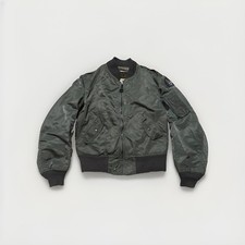 VTG Air Force Flying Jacket Mens Small Green L-2B Flyers Light Zone picture