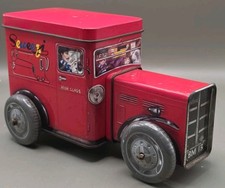 Vtg 1985 Silver Crane Company Truck Metal Tin Seweezi England  picture