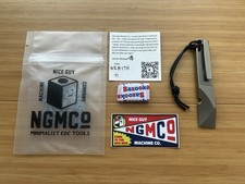 Nice Guy Machine Co. NGMC The Wraith 4.25” Titanium Pry Bar w/ New Series Clip picture