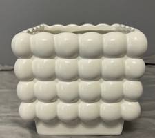 Ceramic White Bubble Planter 5