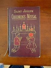 Vintage 1954 Vintage Saint Joseph Children's Missal Catholic Mass Rev H. Hoever picture