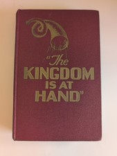 WATCHTOWER THE KINGDOM IS AT HAND 1944 3,500,000 Edition EUC Illustrated Promise picture