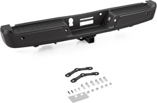 Rear Bumper Assembly Compatible with 2021 2022 2023 2024 Ford F150 F-150,Replace picture