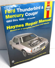 Ford Thunderbird & Mercury Cougar 1983-1988 Haynes Repair Manual 36082 *SEALED* picture