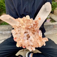 4.14LB ransparent, natural and beautiful white quartz crystal cluste picture