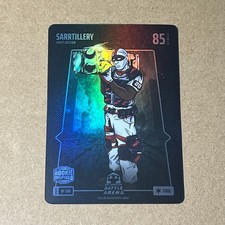 2025 Bo Jackson Battle Arena Sarrtillery Rookie Inspired Battlefoil BF-300 picture