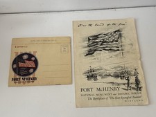 Vintage 1949 Fort McHenry National Monument Booklet Maryland Star picture