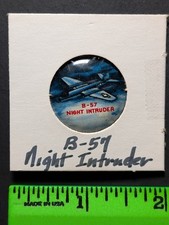 Vintage 1950's Plane B-57 Night Intruder Pinback Pin picture