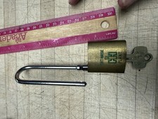 Vintage IH International Harvester Fort Wayne Works Best Padlock With Key picture