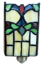 Rainbow Art Glass Baha Stained Glass Night Light picture