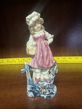 Old porcelain statue, Little Girl With Bonnet picture