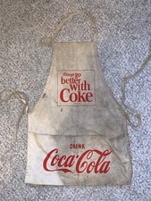 Vintage 1960s Coca-Cola Duck Canvas Vendor Apron Coke Concessions Advertising picture
