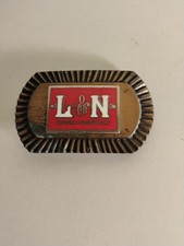 Vintage Louisville & Nashville L&N Railroad Belt Buckle Metal picture