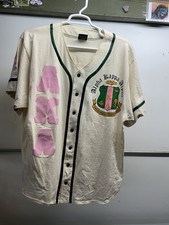 Vintage 90s Alpha Kappa Alpha AKA Baseball Jersey 2XL picture