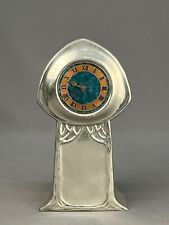 David Veasey for Liberty & Co Tudric Art Nouveau Pewter Clock  C. 1905 England picture